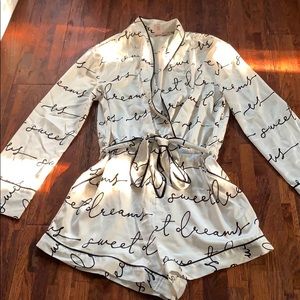Victorious secret pajama romper